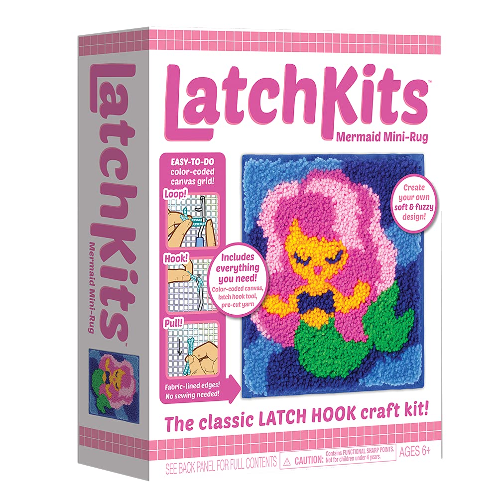 Algopix Similar Product 3 - LatchKits Latch Hook Kits for Kids 