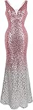 Algopix Similar Product 19 - Angelfashions Womens V Neck Glitter