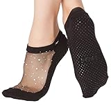 Algopix Similar Product 7 - SHASHI Womens Star Glitter Grip Socks