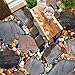 Algopix Similar Product 15 - Mznm Cobbled Stone Floor Living Room