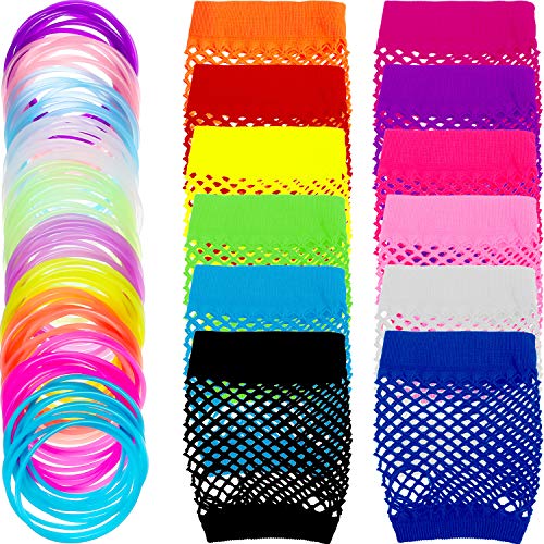 Algopix Similar Product 10 - TecUnite 12 Pairs Neon Colored