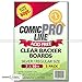 Algopix Similar Product 9 - Comic Pro Line CLEAR Backer Boards