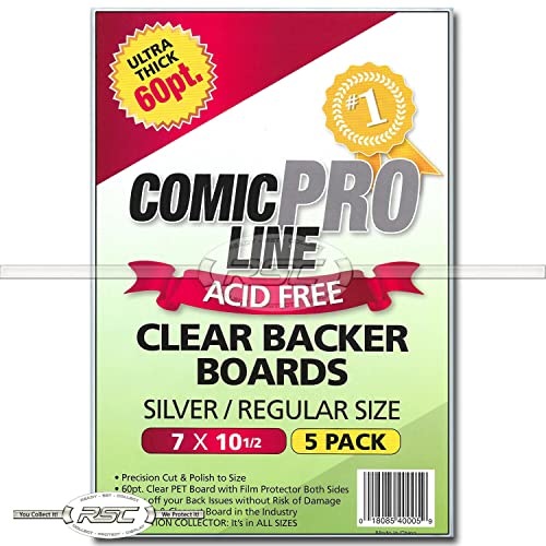Algopix Similar Product 7 - Comic Pro Line CLEAR Backer Boards