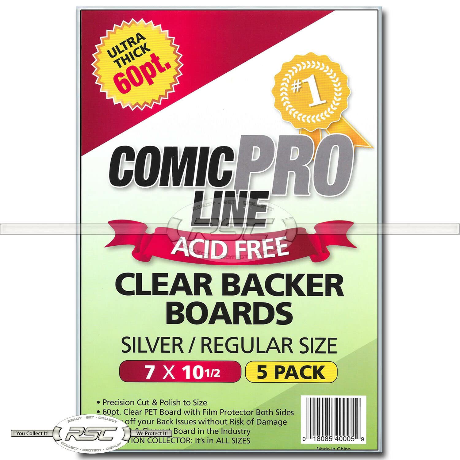 Algopix Similar Product 12 - Comic Pro Line CLEAR Backer Boards