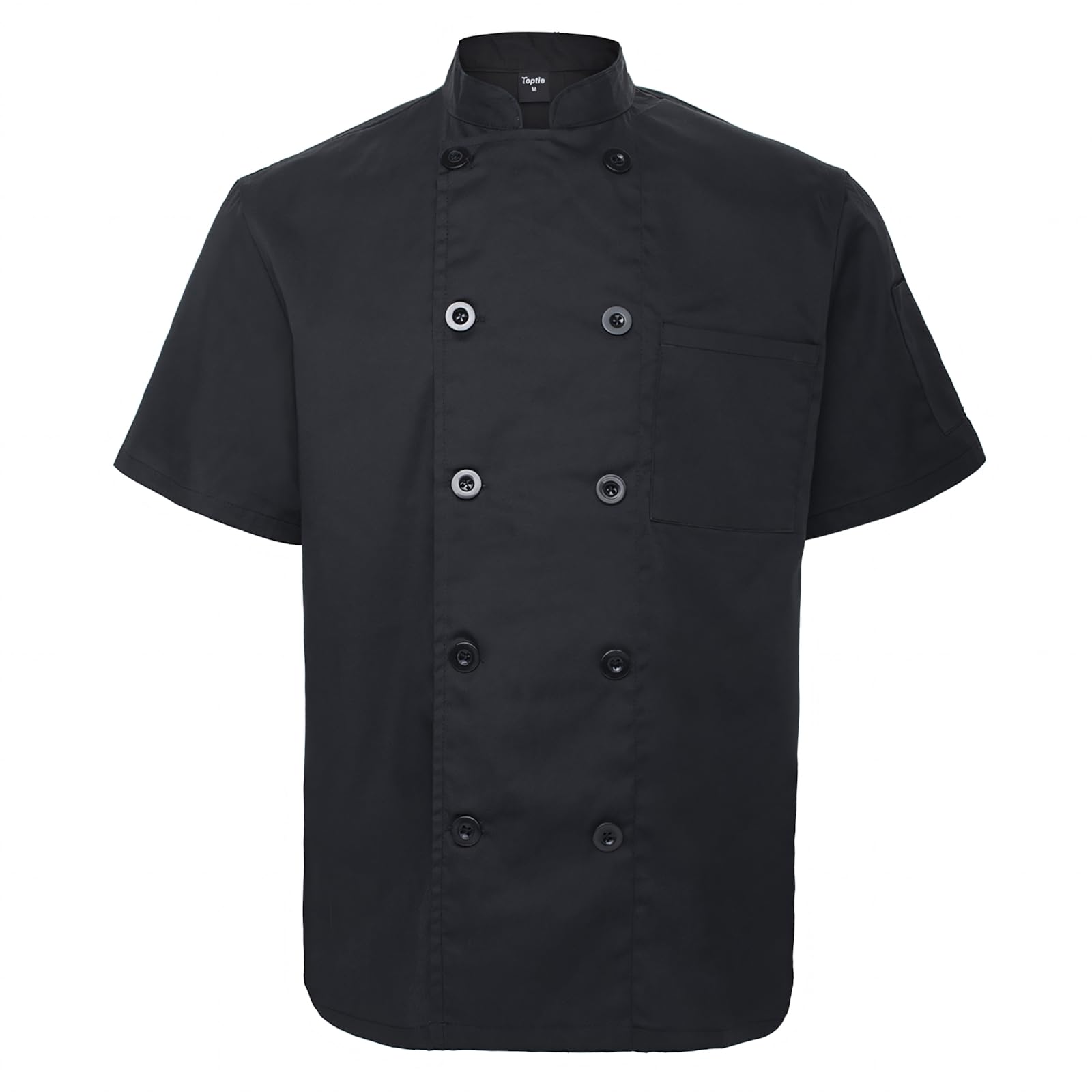 Algopix Similar Product 12 - TopTie Unisex Short Sleeve Chef Coat