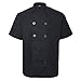 Algopix Similar Product 10 - TopTie Unisex Short Sleeve Chef Coat
