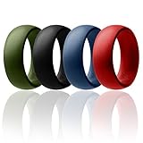Algopix Similar Product 7 - ROQ Silicone Wedding Ring for Men