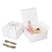 Algopix Similar Product 18 - Moretoes 8x8x4 Gift Boxes 12pcs White