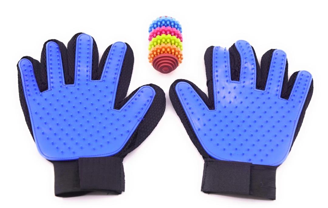 Algopix Similar Product 12 - Pet Grooming Glove for Dogs Cats Horses