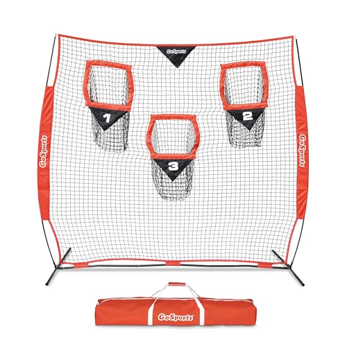 Algopix Similar Product 3 - GoSports 8 x 8 ft Football Throwing Net