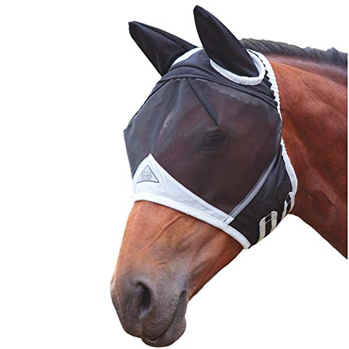 Algopix Similar Product 16 - Shires Fine Mesh Fly Mask with Ears