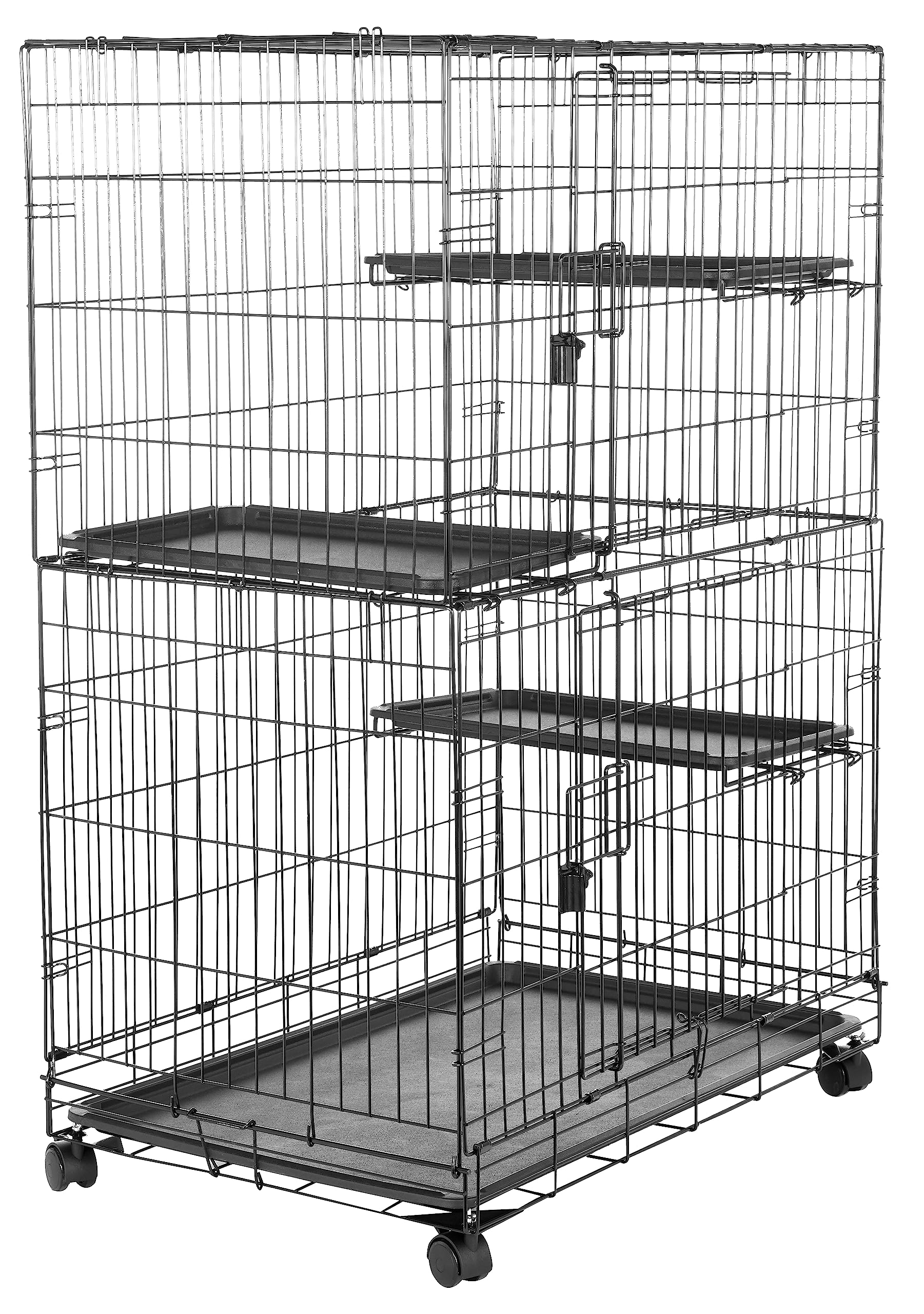 Algopix Similar Product 14 - Amazon Basics Large 3Tier Cat Cage