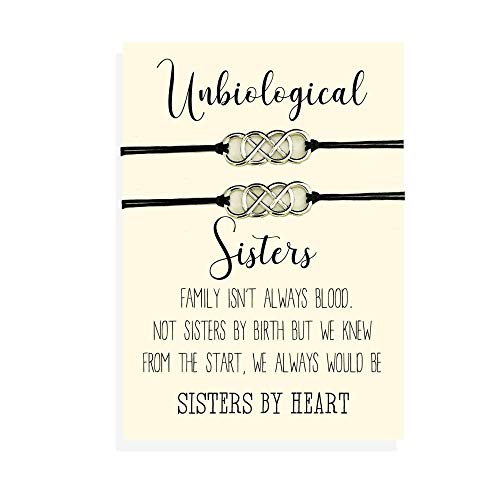 Algopix Similar Product 15 - Unbiological sister bracelet Soul