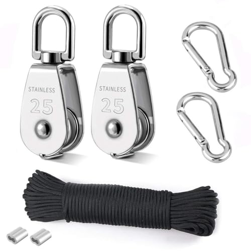 Algopix Similar Product 14 - TooTaci 25MM Pulley System M25 Pulley