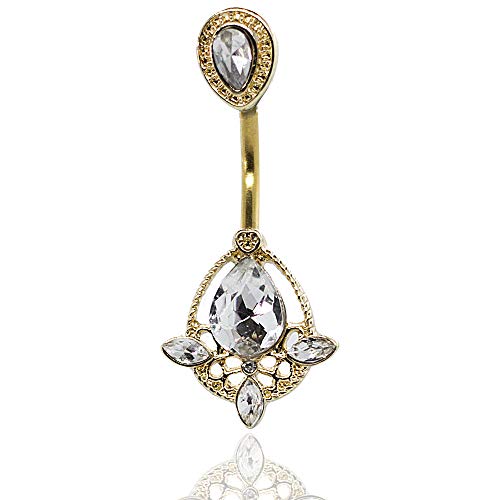 Algopix Similar Product 16 - Pierce2GO 14G Belly Button Ring