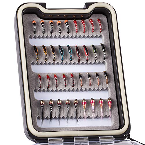 Algopix Similar Product 10 - BASSDASH Fly Fishing Flies Kit Fly