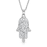 Algopix Similar Product 1 - Cubic Zirconia CZ Filigree Amulet