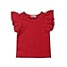 Algopix Similar Product 10 - Toddler Baby Girl Basic Plain Ruffle
