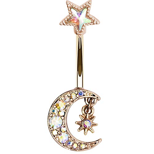Algopix Similar Product 2 - Pierce2GO 14G 716 Crystal Moon