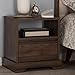 Algopix Similar Product 10 - Baxton Studio Burn1 Drawer Nightstand