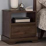 Algopix Similar Product 6 - Baxton Studio Burn1 Drawer Nightstand
