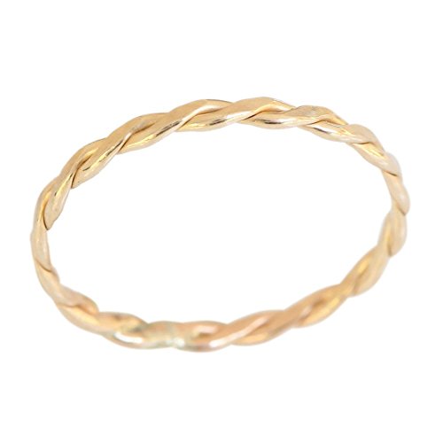 Algopix Similar Product 19 - Toe Ring Gold Filled Braid Sized Fitted