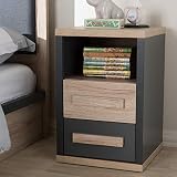 Algopix Similar Product 9 - Baxton Studio Pandora 2 Drawer