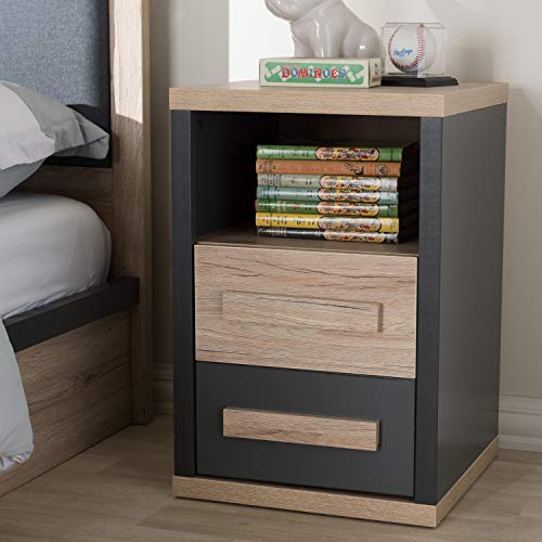 Algopix Similar Product 5 - Baxton Studio Pandora 2 Drawer
