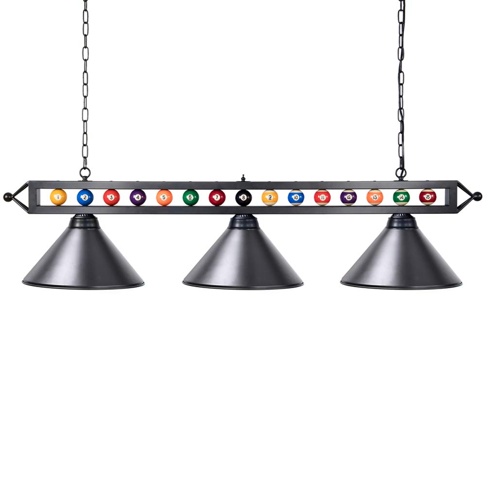 Algopix Similar Product 15 - Wellmet 3 Light Billiard Pool Table