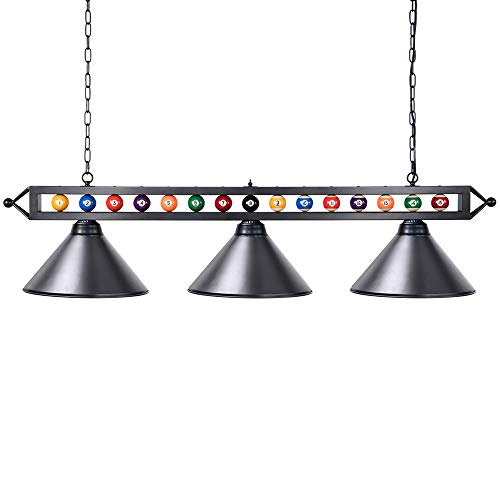 Algopix Similar Product 2 - Wellmet 3 Light Billiard Pool Table