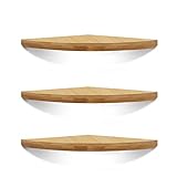 Algopix Similar Product 18 - XiaZ Corner Shelves Set of 3 Wall Mount