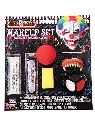 Algopix Similar Product 3 - Forum Novelties Evil Clown Make Up Kit