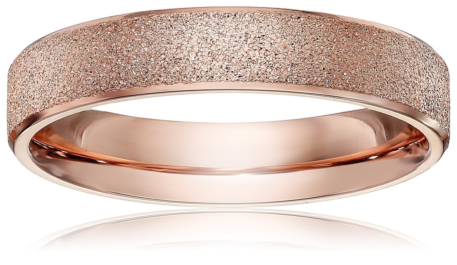 Algopix Similar Product 1 - LOVE Beauties 4mm Womens Titanium Rose