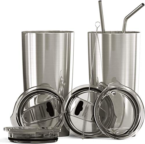 Algopix Similar Product 4 - BluePeak Double Wall Vacuum Stainless