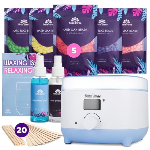 Algopix Similar Product 8 - Bella Verde Waxing Kit for Women  Men