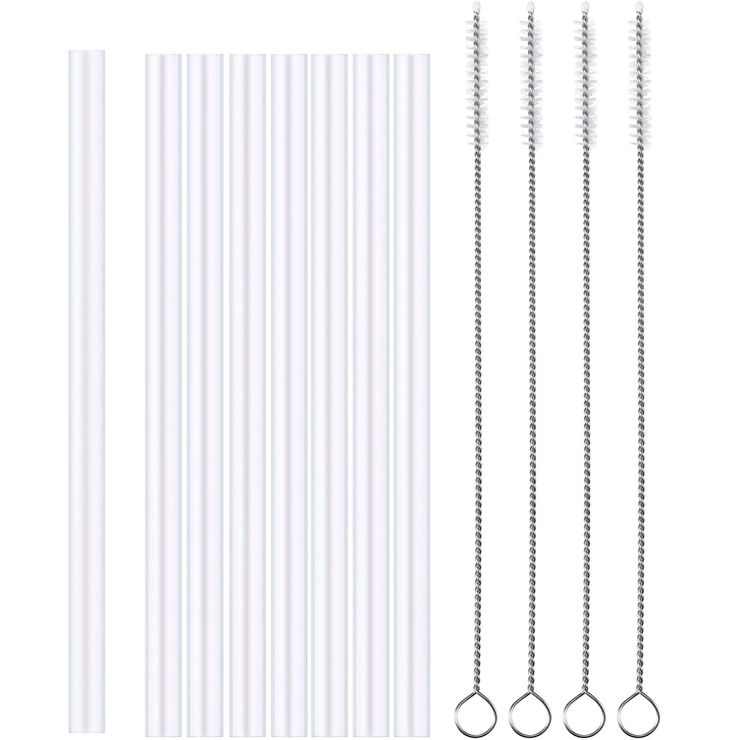 Algopix Similar Product 16 - TecUnite 8 Pieces Replacement Straws