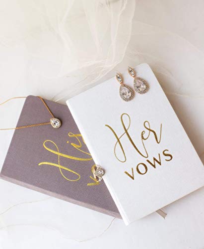 Algopix Similar Product 3 - Wedding Vow Books His and Hers
