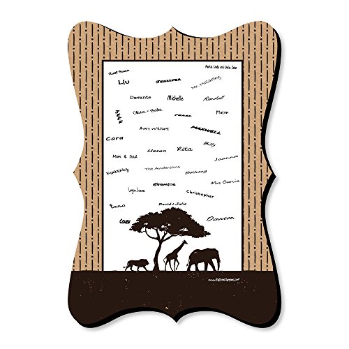 Algopix Similar Product 20 - Big Dot of Happiness Wild Safari 