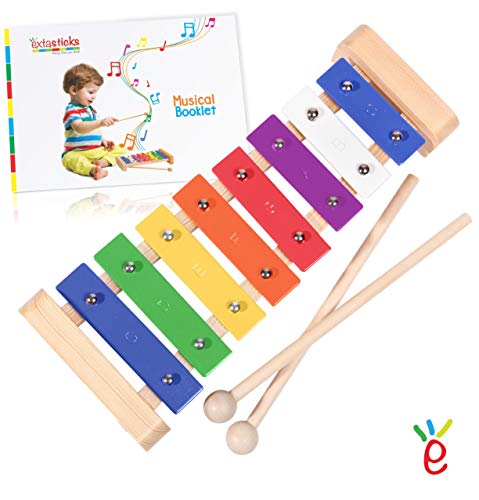 Algopix Similar Product 12 - Extasticks Xylophone for Kids  Wooden