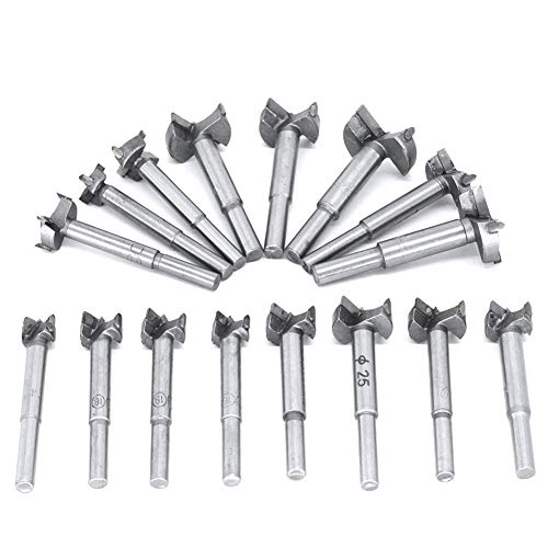 Algopix Similar Product 1 - ValueHall 16 PCS Carbide Steel Forstner