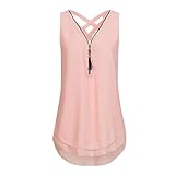 Algopix Similar Product 6 - Hatoys Loose TShirts Women Sleeveless