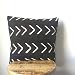 Algopix Similar Product 3 - Large Arrow Black Mudcloth Pillow Cover