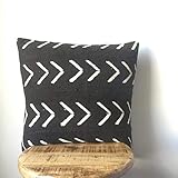 Algopix Similar Product 12 - Large Arrow Black Mudcloth Pillow Cover