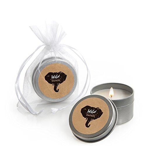 Algopix Similar Product 9 - Wild Safari Candle Tin African Jungle