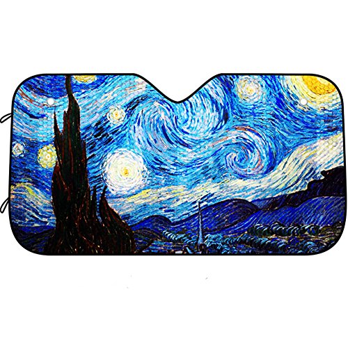 Algopix Similar Product 4 - DPIST Van Gogh Starry Sky Car