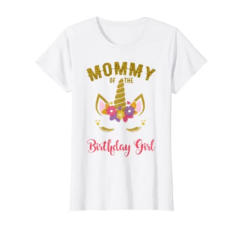 Algopix Similar Product 9 - Mommy Of The Birthday Girl Shirt