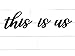Algopix Similar Product 1 - This Is Us Word Cutouts