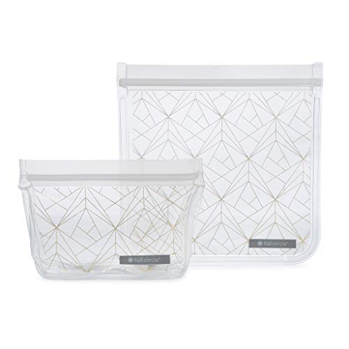 Algopix Similar Product 10 - Full Circle Ziptuck Reusable Lunch Bag