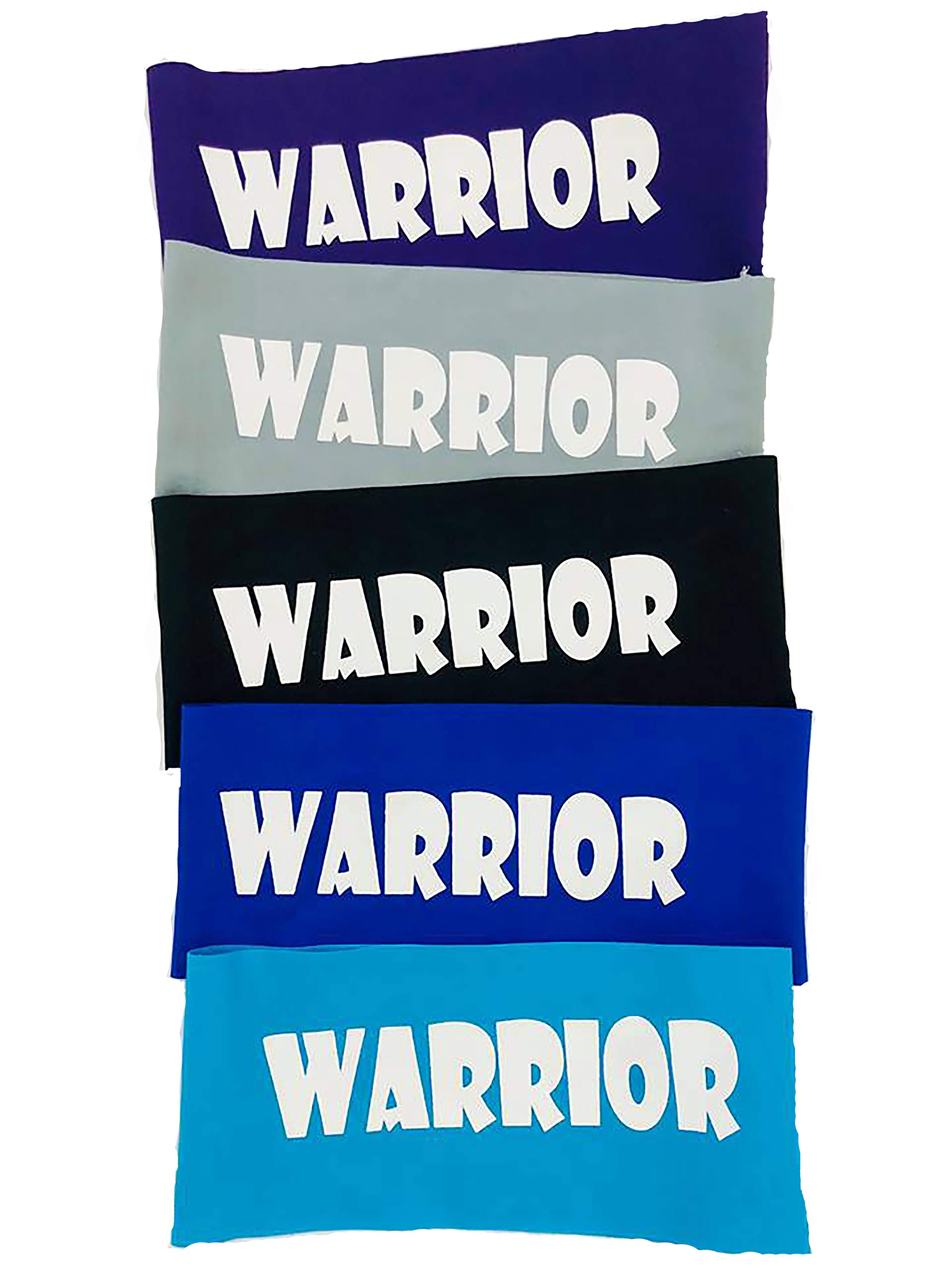 Algopix Similar Product 4 - 5 Pack of Ninja Headbands Warrior