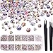 Algopix Similar Product 16 - 1728 Pieces Crystals Nail Art